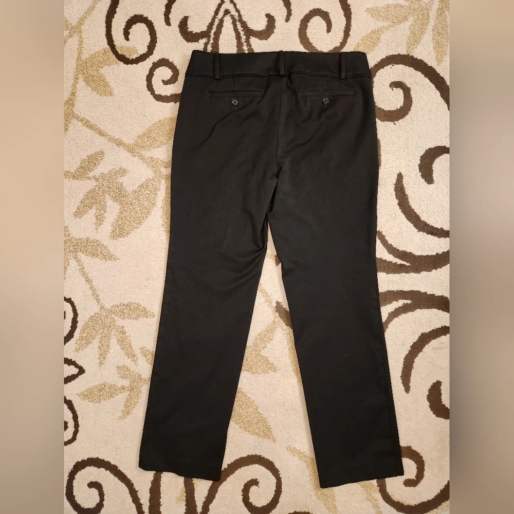 Loft Classic Black Dress Pants Marisa Straight - Picture 4 of 7